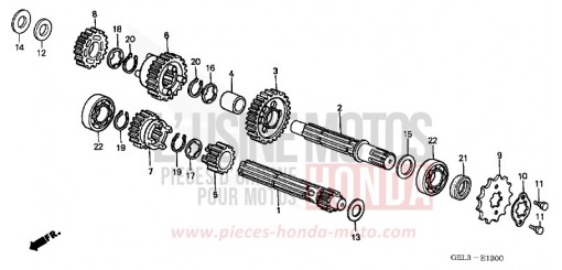 BOITE DE VITESSES XR50R2 de 2002